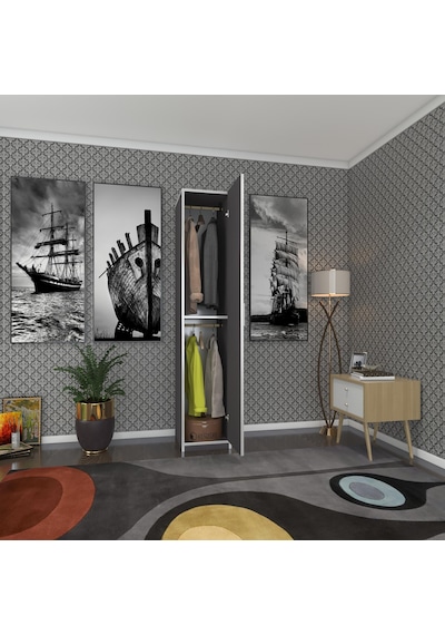 Kenzlife Gardırop Öğrenci Dolabı Tek Kapılı Günebakan Gri 180 35 42 Gri Gardolap Dolap Ofis Kenzlife Gardırop Öğrenci Dolabı Tek Kapılı Günebakan Gri 180 35 42 Gri Gardolap Dolap Ofis