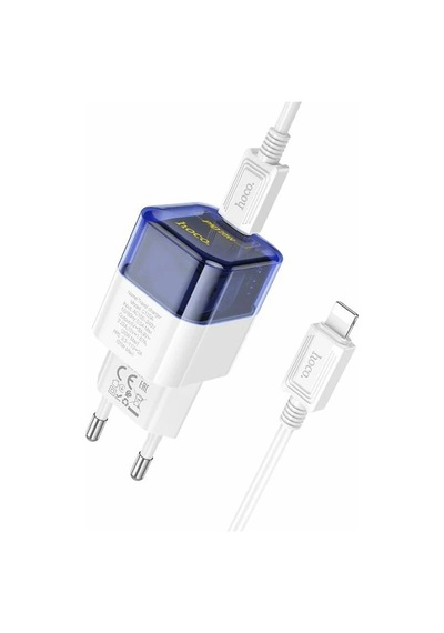 Hoco C131a Platinum Pd30w+qc3.0 Girişli Hızlı Şarj Başlığı Ve Type-c To İphone Lightning Kablo- 5775 Standart
