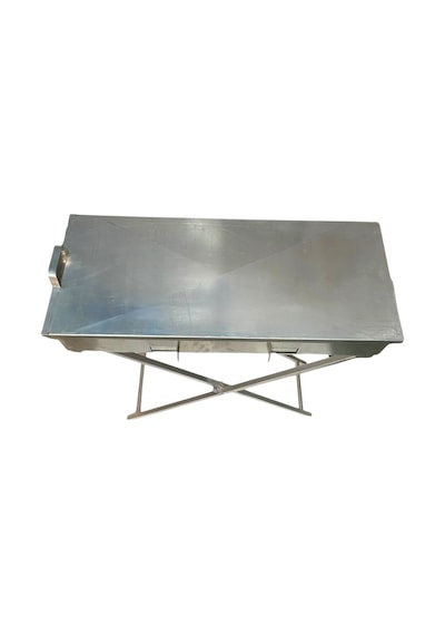 Demir Mangal Katlanır Ayaklı 85 Cm Inox