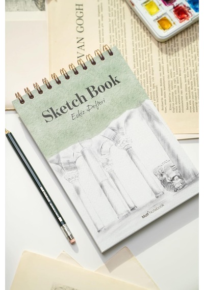 Matt Notebook A5 Eskiz Defteri Sketch Book 50 Yaprak 150 Gr Kalın Kağıt