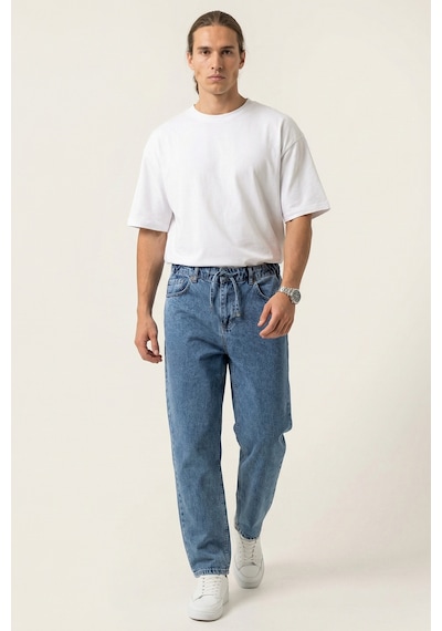 Bigdart Erkek Rahat Kesim Baggy Jean Pantolon 30075 - İndigo