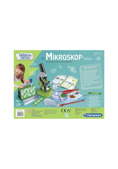 64963 İlk Mikroskop Setim - Bilim Ve Oyun +8 Yaş - Zmff-899043 1 Adet