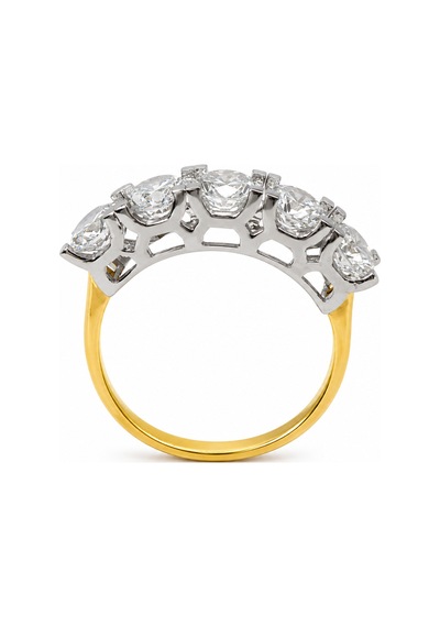 Yazıcılar 14 Ayar Altın Pearl Glow Modern Taşlı Yüzük 3,17 Gr 366