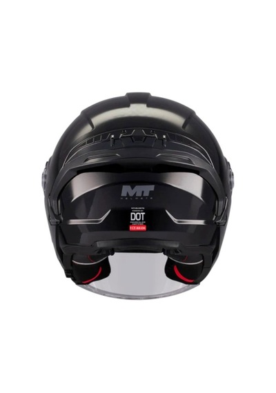 Mt Cosmo Sv Pure A1 Açık Kask Siyah