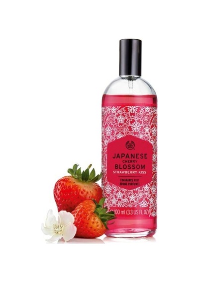 The Body Shop Japanese Cherry Blossom Strawberry Kiss Vücut Spreyi 100﻿﻿ ML