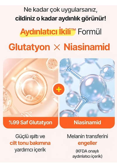 Glutathione Ve Niacinamide Toning Sun Serum