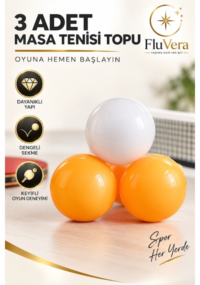 Masa Tenisi Raket Seti 2 Raket 3 Top Pinpon Raket Takımı Masa Tenisi Seti