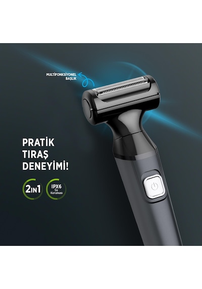 Polosmart Psc89 Pilli Ipx6 Su Geçirmez Erkek Vücut Bakım Cihazı