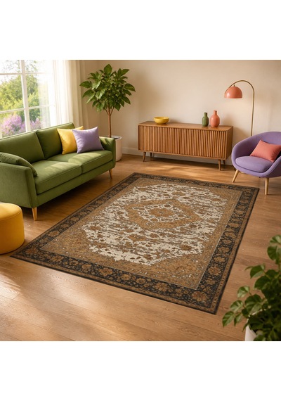 Kartela Halı Novi Halı Jüt Taban Dokuma Halı Bej - 60 X 90 Cm