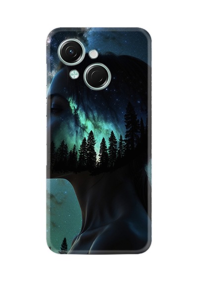 Tecno Spark Go 1 2025 Kılıf Boutique Baskılı Resimli Woman İn Tree Pcode -004