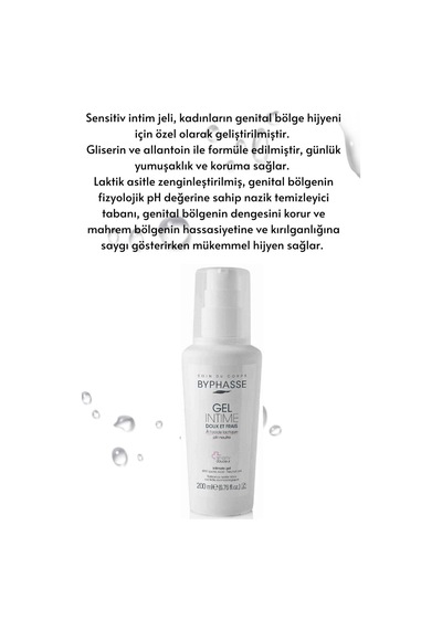 Byphasse İntim Ph Dengeli Genital Bölge Yıkama Jeli 200 ML