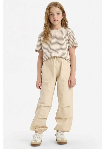 DeFacto Kız Çocuk Paraşüt Jogger Paça Pantolon E0160A825SMBG286 Bej DeFacto Kız Çocuk Paraşüt Jogger Paça Pantolon E0160A825SMBG286 Bej