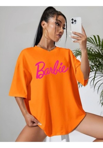 Kozia Outdoors Malkoçbey Baskılı Oversize Unisex O Yaka T-şhirt Oranj Oranj