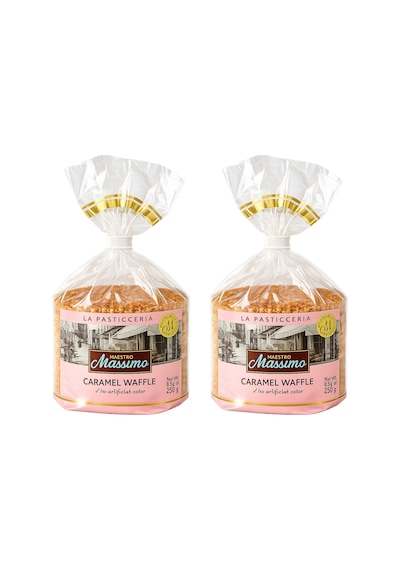 Maestro Massimo Caramel Waffle 252 Gr 2 Li