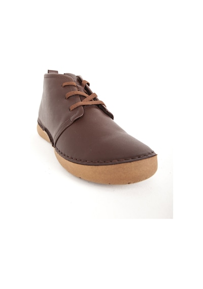 Kahverengi Dericlub Br 66187 Gerçek Deri Yarım Bilek Kadın Bot Kahverengi