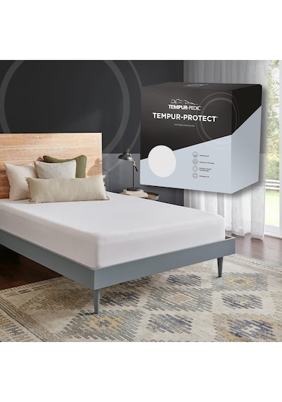 Tempur-protect Su Geçirmez Yatak Koruyucu, Tam, Beyaz