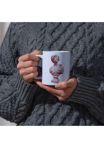 Baskılı Kupa Bardak Fotoğraflı & Tasarımlı Seramik Kahve Kupası 30 Beyaz