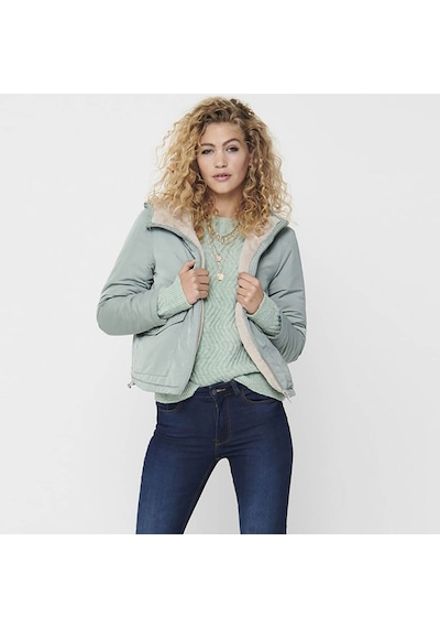 Only Onldahlıa Rev. Fur Otw Cs Yeşil Kadın Mont 15208777