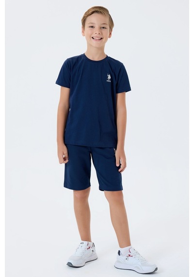 U.s. Polo Assn. Erkek Çocuk Lacivert Bermuda Takım 5274-49786 Lacivert