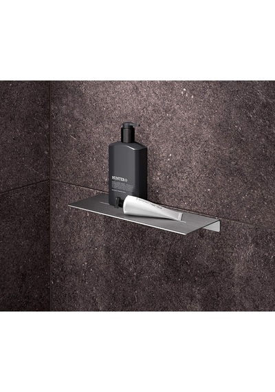 Paslanmaz Çelik 28cm Banyo Rafı Duş Rafı - Vidalı Montaj - Inox