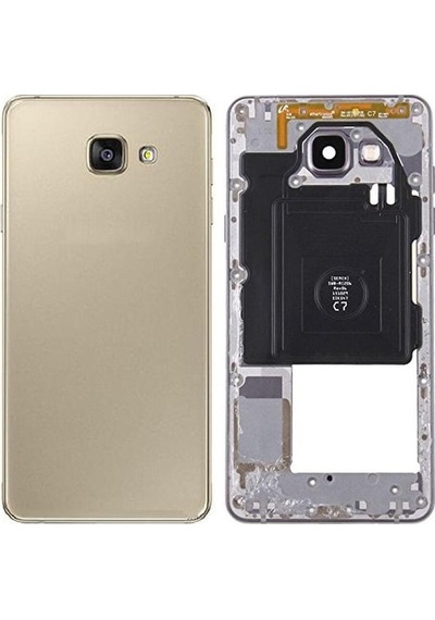 Gmr Samsung Galaxy Uyumlu Sm-a710f Kasa Kapak A7 2016 Gold 2 Sim