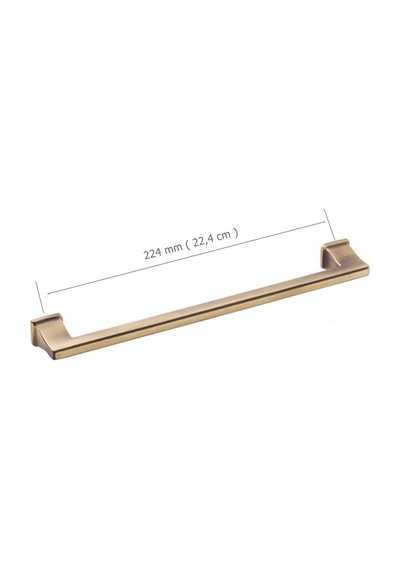 5 Adet Doğanlar Techno 224 Mm Mobilya Kulp Olifka Antik Sarı