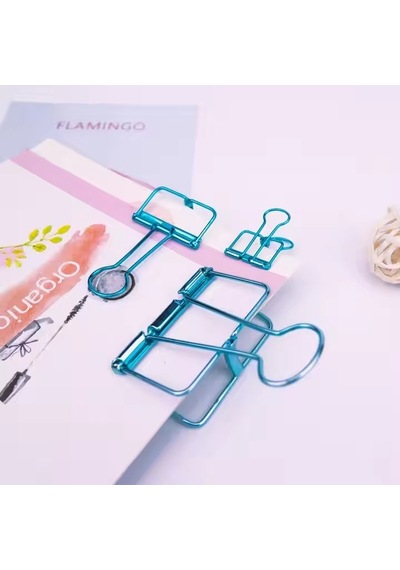 Kayigo Tiny Paslanmaz Mini Çelik Klips Altılı - Siyah