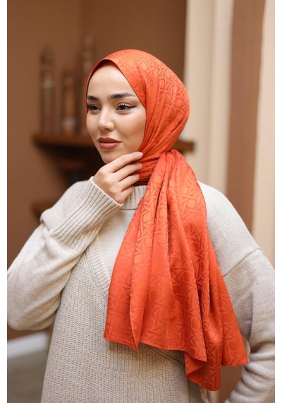 Silk Home Deluxe Şal - Turuncu - Turuncu