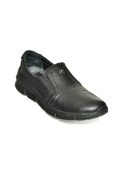 Fox Shoes P555060903 Siyah Hakiki Deri Kadın Ayakkabı Siyah-hakiki Deri Siyah