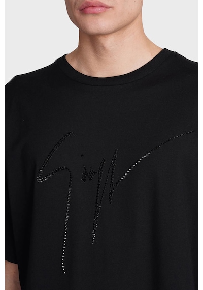 Giuseppe Zanotti Erkek T Shirt Iru2003-002 Siyah Siyah