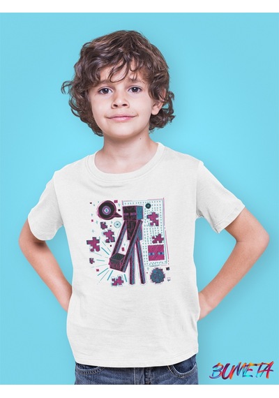 Bumeta Minecraft Enderman Karakter Oyun Game Çocuk Tişört T-shirt 001