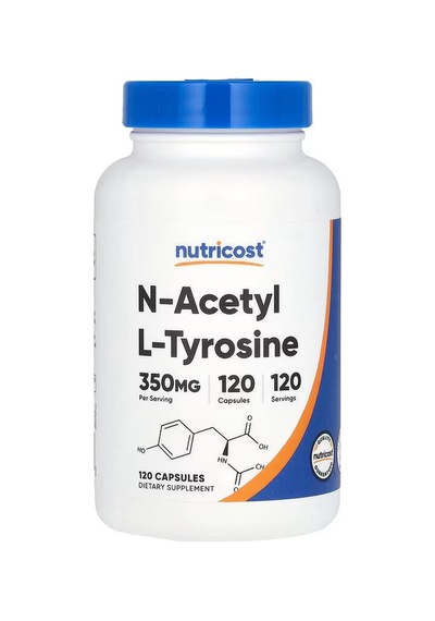 Nutricost N-acetyl L-tyrosine 350 Mg 120 Capsules