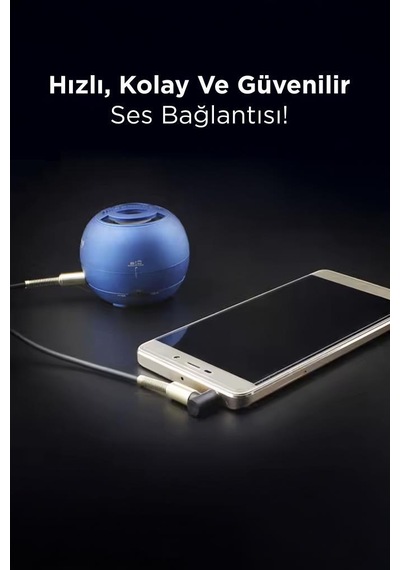 Torima Xf-09 Siyah Altın Uçlu Araç Müzik Ses Kablosu Stereo Aux Akordiyon Kablo 3.5mm Aux 1 Metre Kablo