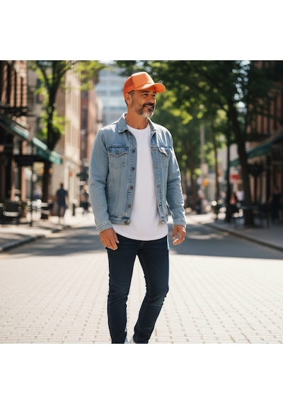 Hedea Sunset Breeze Turuncu Fileli Trucker Beyzbol Şapka