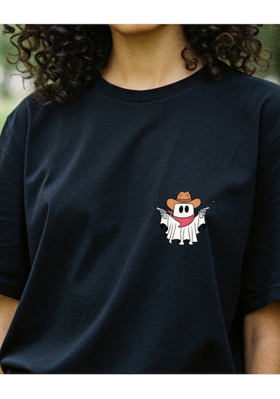 Baby Dinazor Tasarımlı Baskılı T-shirt Siyah