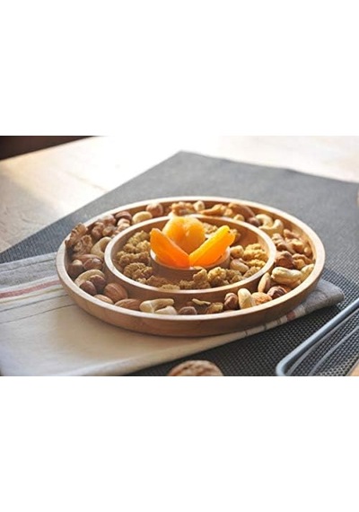 Bambum Fufu 3 Bölmeli Kahvaltılık & Çerezlik Açık