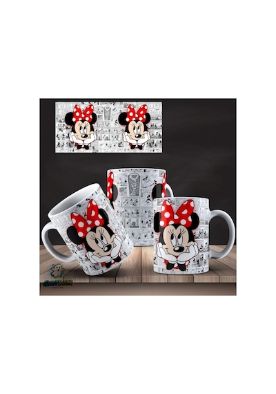 Minnie Mouse Kupa Bardak Tek Adet K0323 Çok Renkli