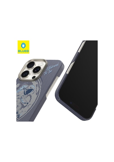 Mr. Gorilla Apple iPhone 16 Pro Max Uyumlu Karbon Fiber Magsafe Serigrafi Baskı Desenli Sert Kılıf