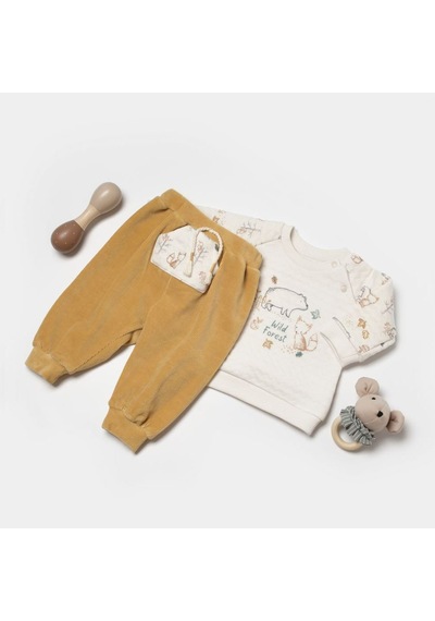Bibaby Wild Forest 2'li Bebek Takım 59811 Bej