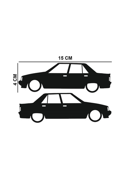 Renault 9 Broadway Basık Araç Sticker
