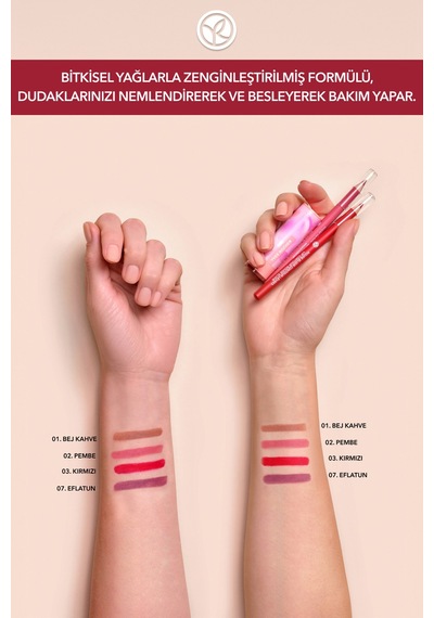Yves Rocher Tahta Dudak Kalemi-03. Kırmızı-1.2g-76260 03 Kırmızı