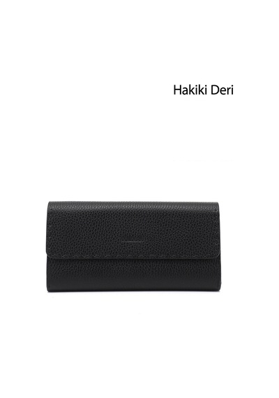 Gönderir Gönderi R Kadın Siyah Yatay Hakiki Deri Cüzdan Ddzx77706960