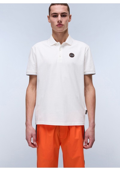 Napapijri Napapıjrı Beyaz E-badge Sum Erkek T-shirt Np0a4ıda2061