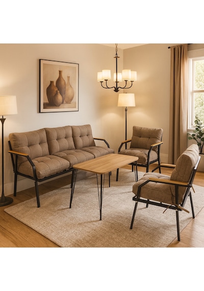 Ard & Garden Milas 311 Masalı Kahverengi Fermuarlı Bahçe Balkon Takımı, Cafe, Salon - Metal Kanepe Koltuk Takımı Kahverengi Ard & Garden Milas 311 Masalı Kahverengi Fermuarlı Bahçe Balkon Takımı, Cafe, Salon - Metal Kanepe Koltuk Takımı Kahverengi