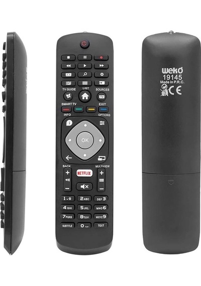 Kl Philips Uyumlu Smart Tuşlu Netflıx Lcd Led Tv Kumanda 40141 19145 Lisinya