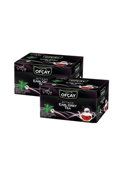 Ofçay Bitane Earl Grey Bergamot Aromalı Siyah Süzen Demlik Poşet Çay 2'li 100 x 3.2 G