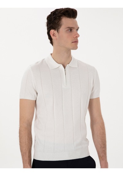 Pierre Cardin Erkek Ekru Kazak /triko 50305983-vr019 Ekru