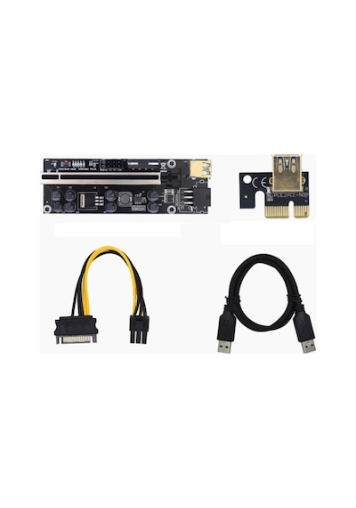 Zauss V009C Plus Pcı-E X1 To X16 Riser Ekran Kartı Yükseltici