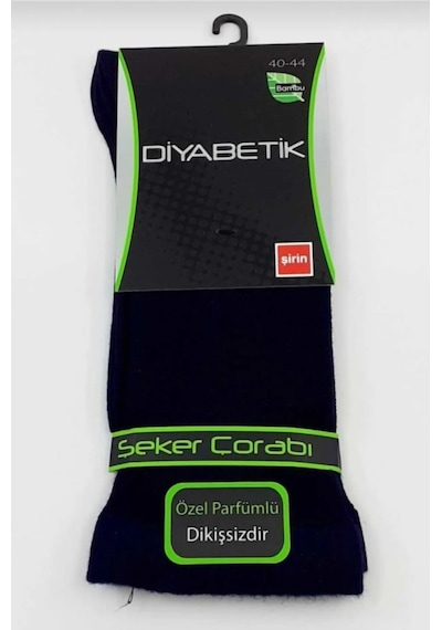 Şirin 8100 Erkek Bambu Asorti Dikişsiz Diyabetik Şeker Çorap 12 Adet Siyah