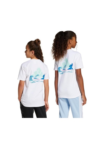 Adidas Çocuk Beyaz T-shirt J Dy Ls Gfx T Jd4557 Beyaz